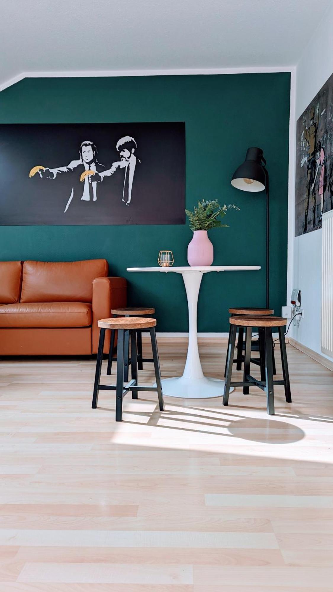 Rooftop Art Apartment, E-Roller,Ausblick,Wlan,Tv Chemnitz Exterior foto