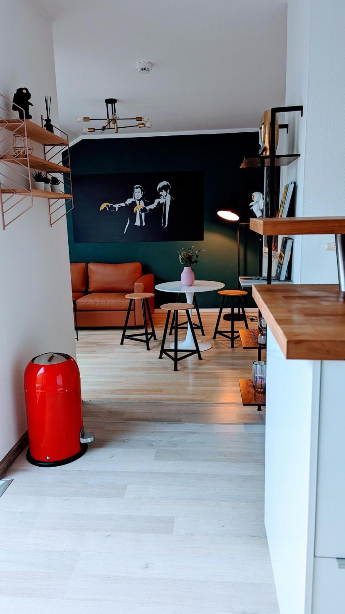 Rooftop Art Apartment, E-Roller,Ausblick,Wlan,Tv Chemnitz Exterior foto